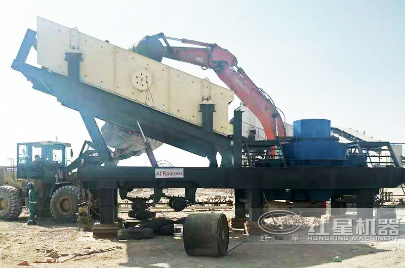 輪胎移動(dòng)制砂設(shè)備 輪胎移動(dòng)制砂設(shè)備