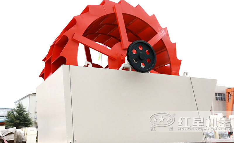 XS輪式洗砂機，多輪斗洗沙，省水省電