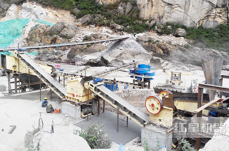 固定時產150噸建筑垃圾破碎生產線 固定時產150噸建筑垃圾破碎生產線