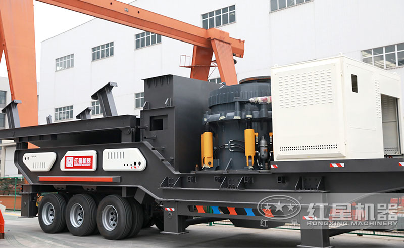 圓錐式移動破碎機，多腔模式，彈簧保險過載裝置