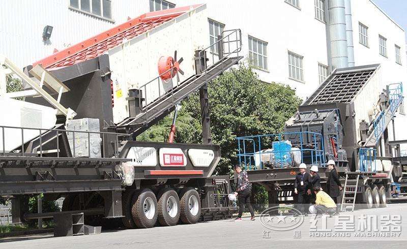 車載移動(dòng)磕石機(jī)，現(xiàn)貨提供，搭配多樣