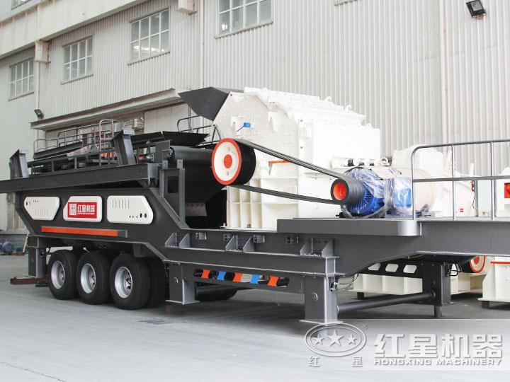 移動式細碎機能夠對不同硬度的物料進行細碎加工，效能高節能