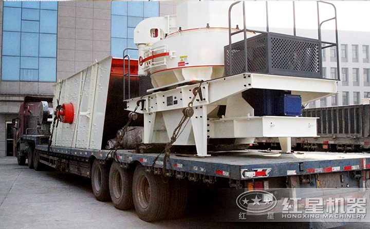 HVI制砂機(jī)整裝待發(fā)貨,河南洛陽(yáng)劉總請(qǐng)查收