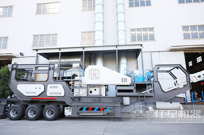 車載移動(dòng)顎破機(jī)，給料粗碎一體機(jī) 