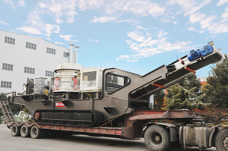 河南時產200噸移動碎石機價格實惠，發貨快