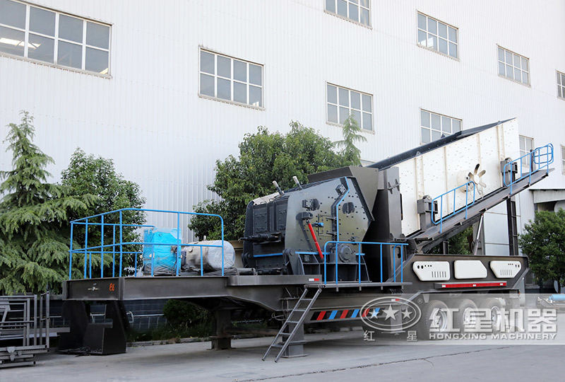 移動石子反擊式制砂機(jī) 移動石子反擊式制砂機(jī)