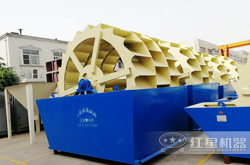 輪斗式洗砂機三輪產(chǎn)量高達90-260t/h 輪斗式洗砂機三輪產(chǎn)量高達90-260t/h