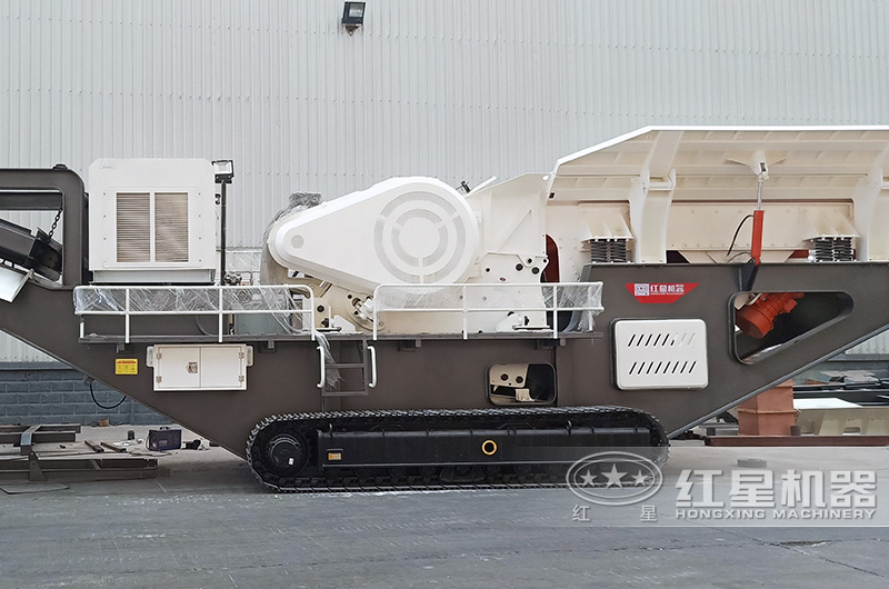 砂石料生產線全套設備：移動鄂破機