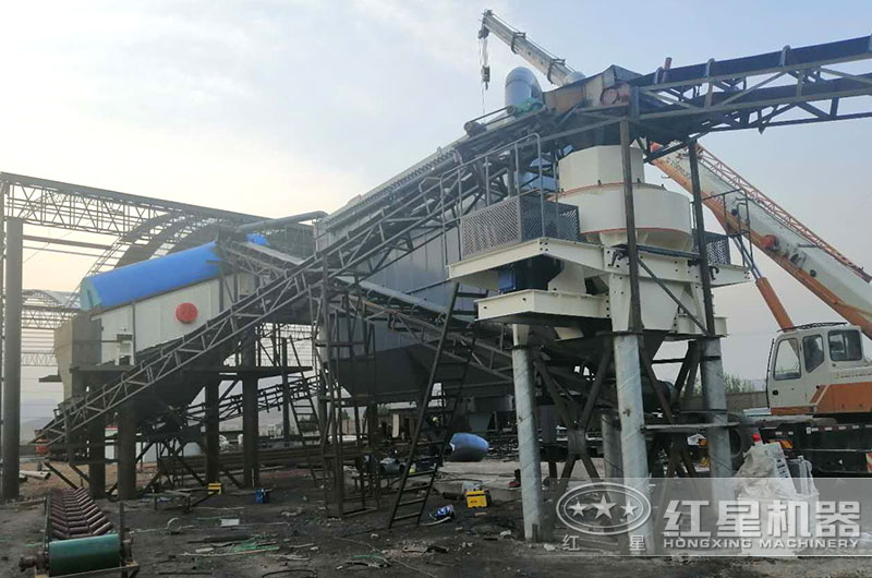 保定客戶砂石料整形機(jī)作業(yè)現(xiàn)場(chǎng) 保定客戶砂石料整形機(jī)作業(yè)現(xiàn)場(chǎng)