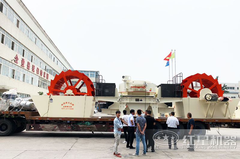 紅星洗砂機設備現貨發完客戶現場,免費安裝 紅星洗砂機設備現貨發完客戶現場,免費安裝