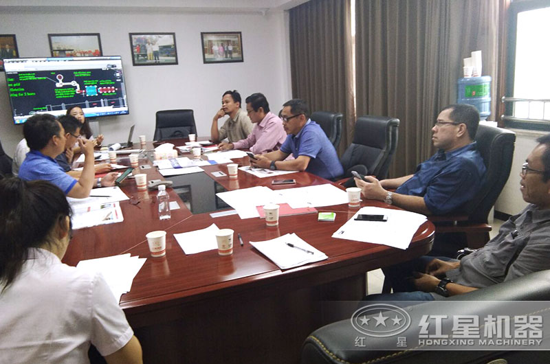 客戶來廠考察，制定生產(chǎn)方案