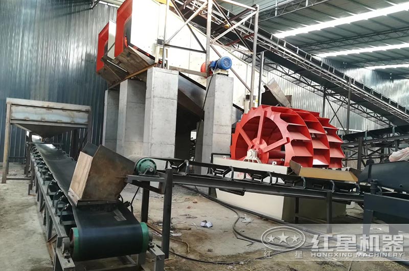 水洗砂機(jī)工作現(xiàn)場圖 水洗砂機(jī)工作現(xiàn)場圖