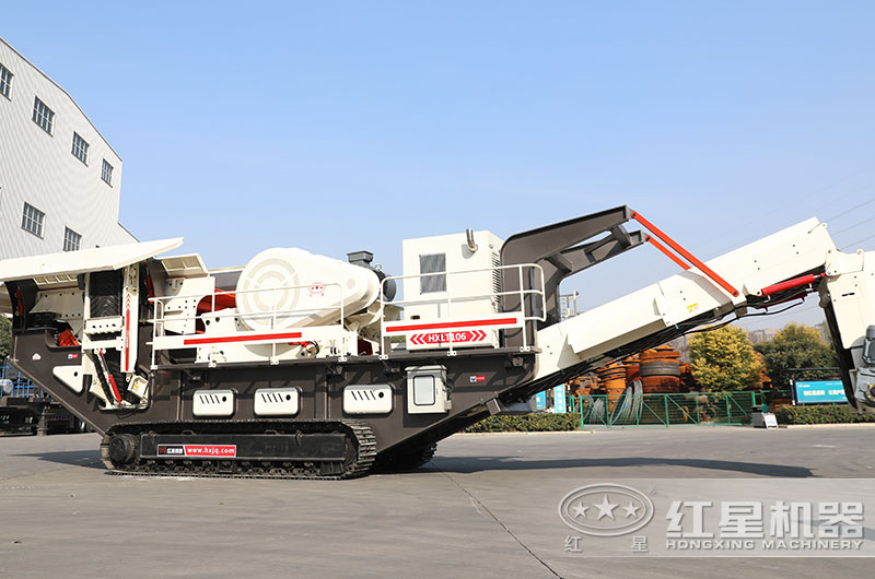 可流動的石頭全自動破碎機,履帶式 可流動的石頭全自動破碎機,履帶式