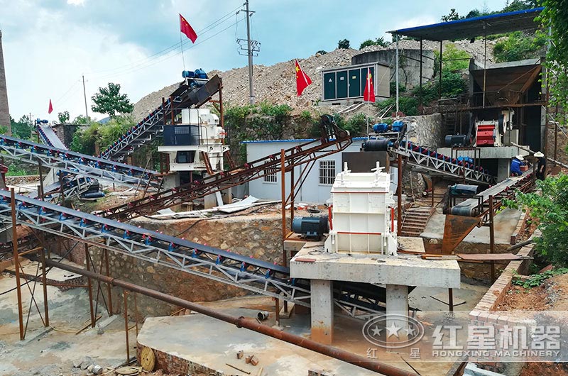 時產(chǎn)500噸制砂生產(chǎn)線現(xiàn)場實(shí)拍圖