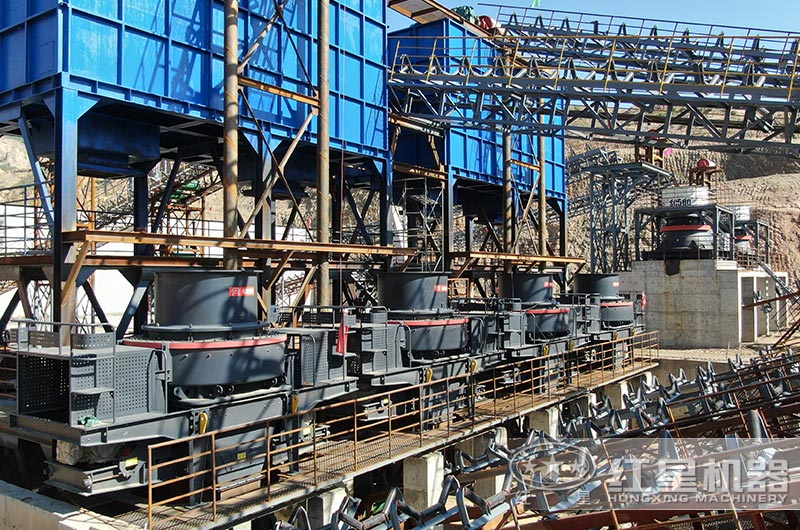 制砂生產(chǎn)線現(xiàn)場