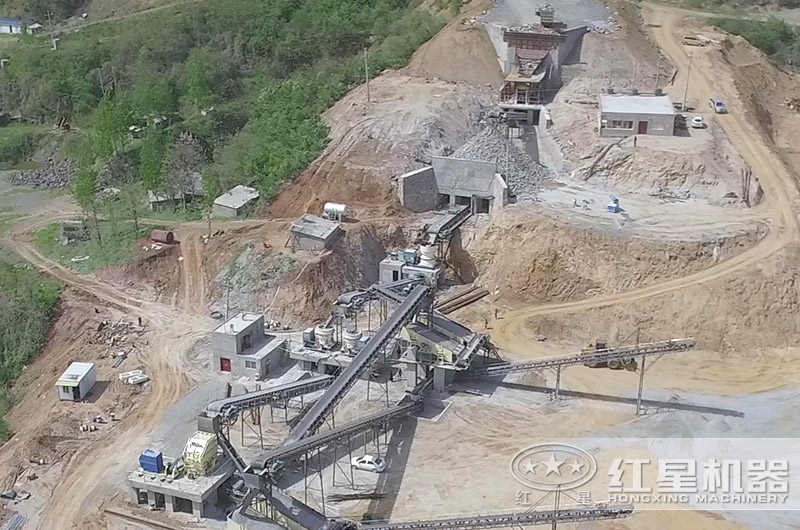 破碎現(xiàn)場(chǎng)航拍圖